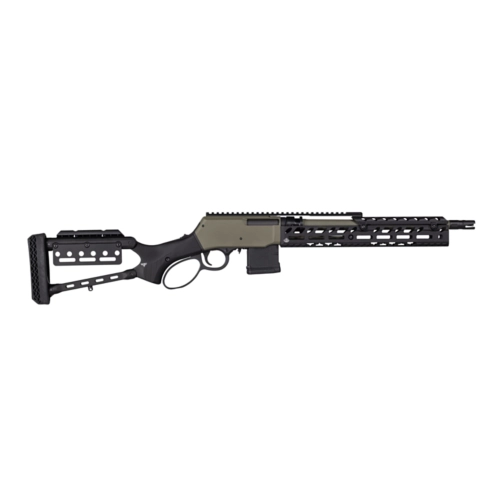 Henry Supreme Lever Action Rifle, L49R 16.0" MwMATCH-Mod2 Barrel, RPP PewView Handguard, RPP Stock, Cerakote Sniper Green, 223/556